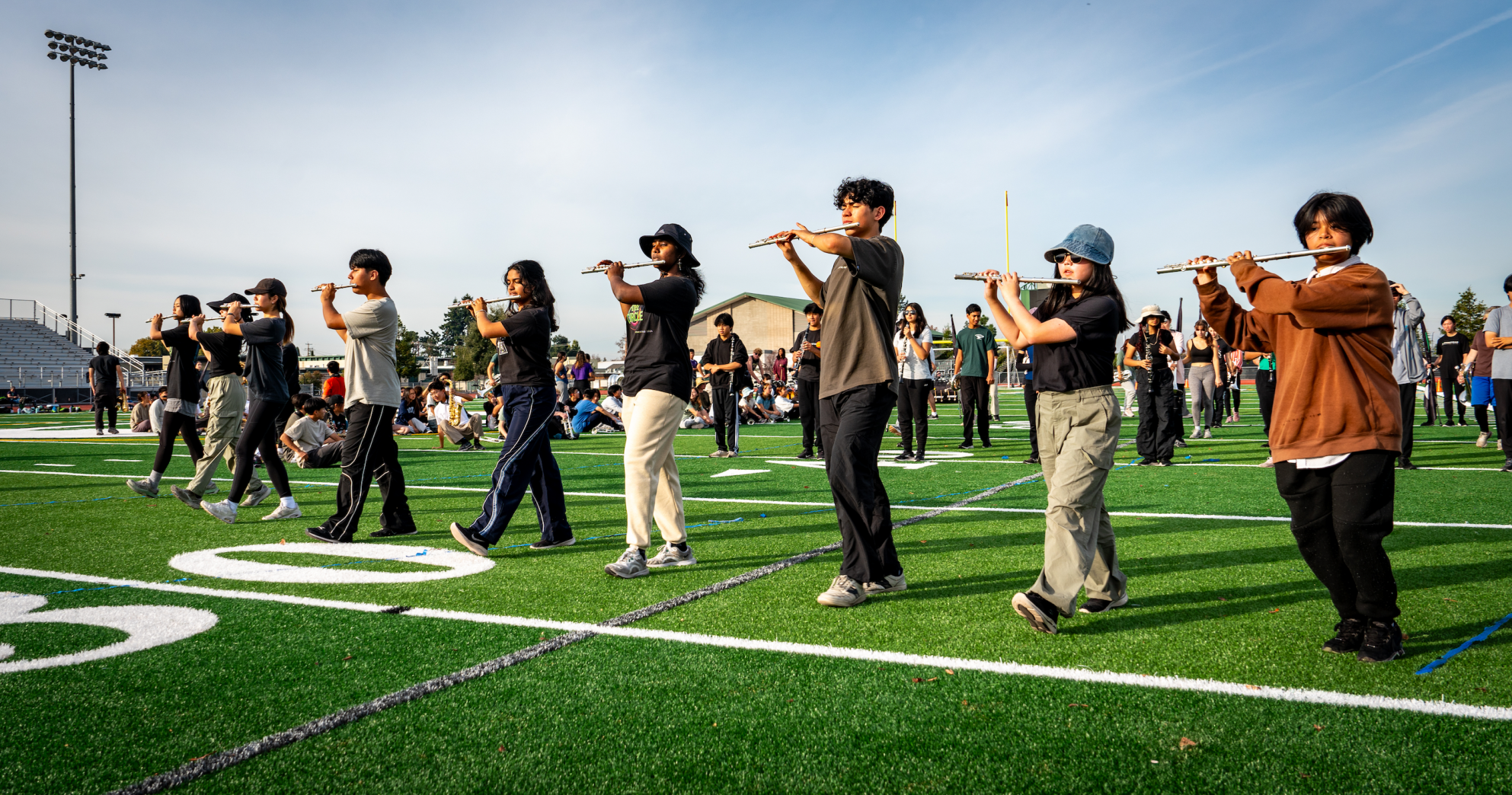 Homestead School marching band will perform at the 136th Tournament of Roses Parade with the songs “Best Day Ever” from “The SpongeBob Musical” and “It’s a Beautiful Day” by U2.