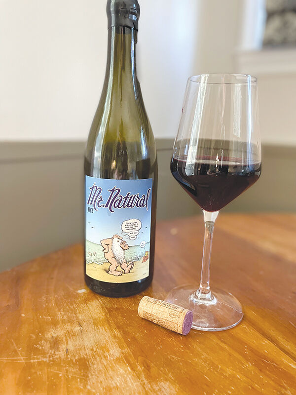 French natural wine labels use cheeky graphics.