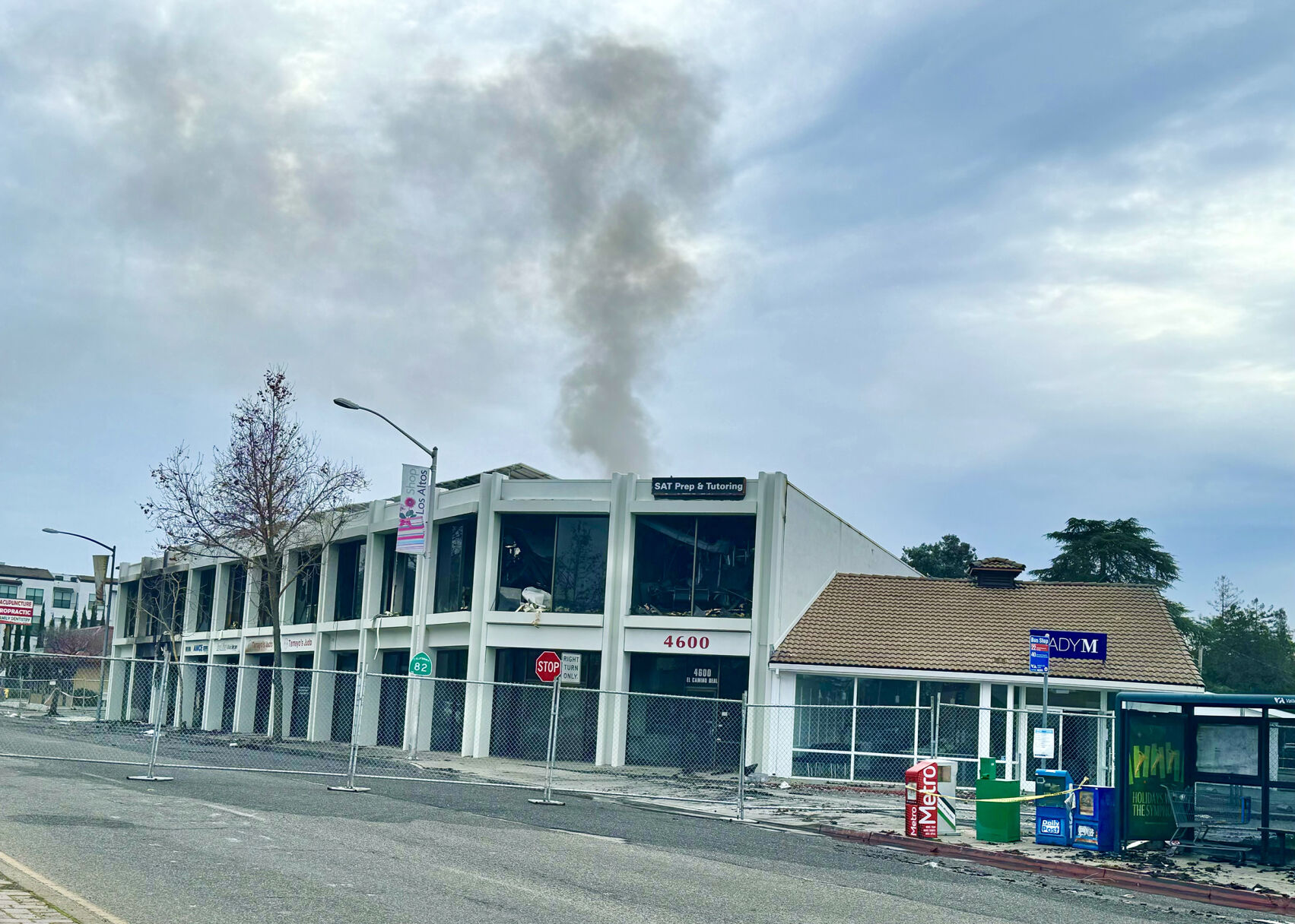 The 4600 El Camino Real building near San Antonio Road is in line for demolition, beginning as early as Wednesday (Jan. 10).