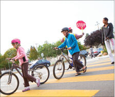 The Los Altos Climate Action Plan includes bicycle and pedestrian measures to reduce greenhouse gas emissions.