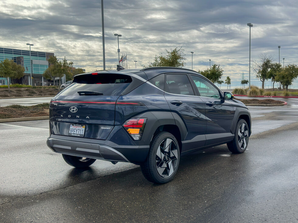 The 2025 Hyundai Kona Limited AWD base price is $33,400.