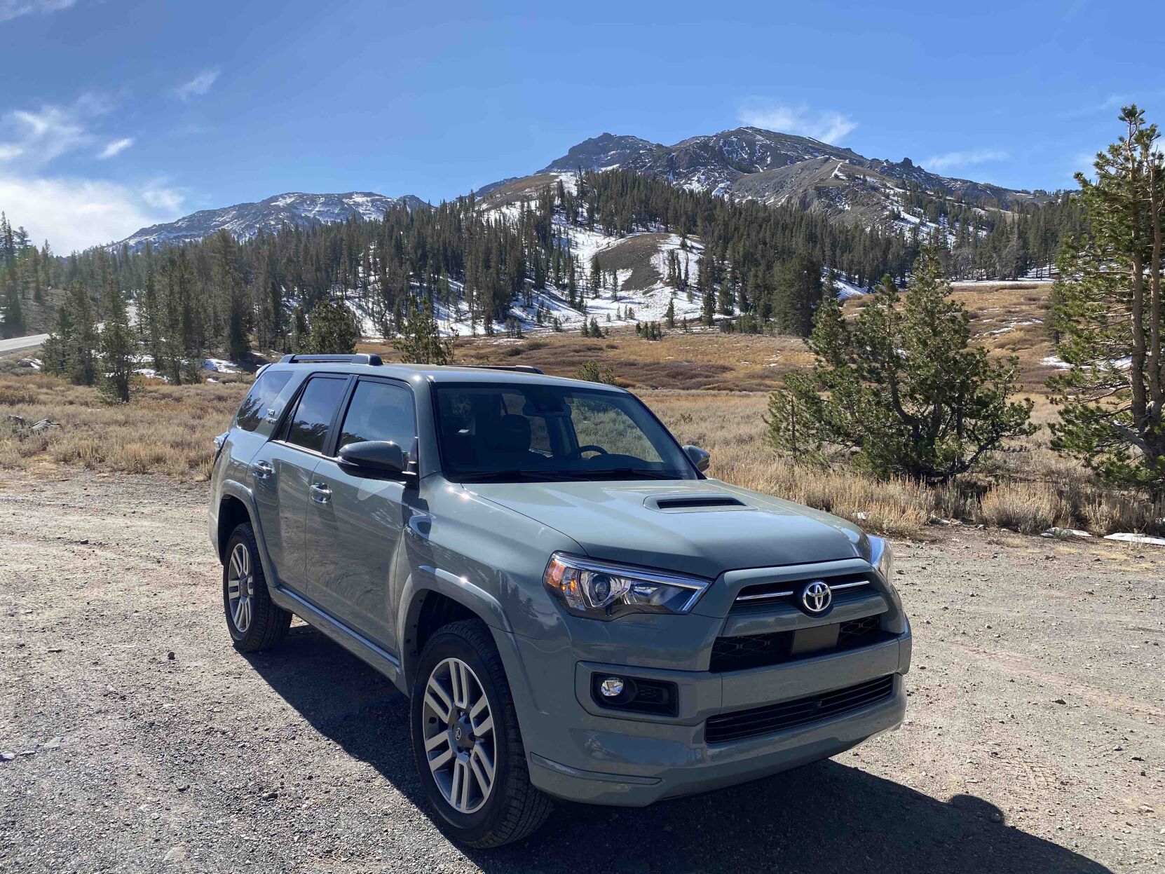 The 4Runner TRD Sport has a 4.0-liter 276-horsepower V6 that gets it from 0 to 60 mph in 7.5 seconds.