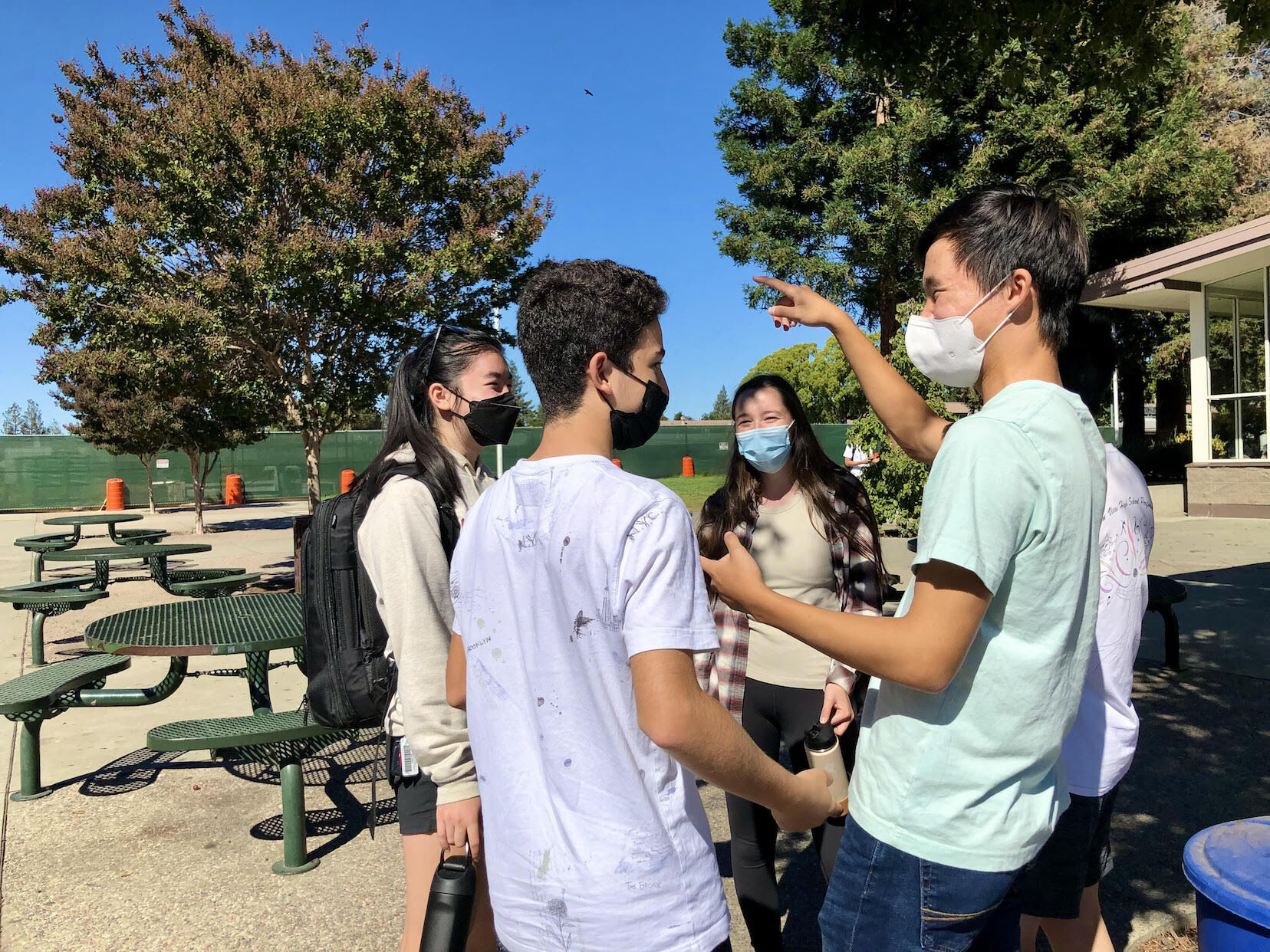 Although vaccines and booster shots are now more widely available to the general public, MVLA continues to recommend students and staff mask up whenever possible.