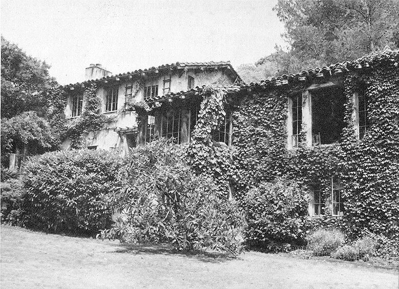 The Duveneck house at Hidden Villa, shown in this undated photo, was built in 1929 with a decorative tile inset featuring swastika designs. The symbol derives from ancient religious practices but also was adopted as Nazi iconography. Local religious leaders agree the swastika and its association with both hateful and sacred uses make for apolarizing subject.
