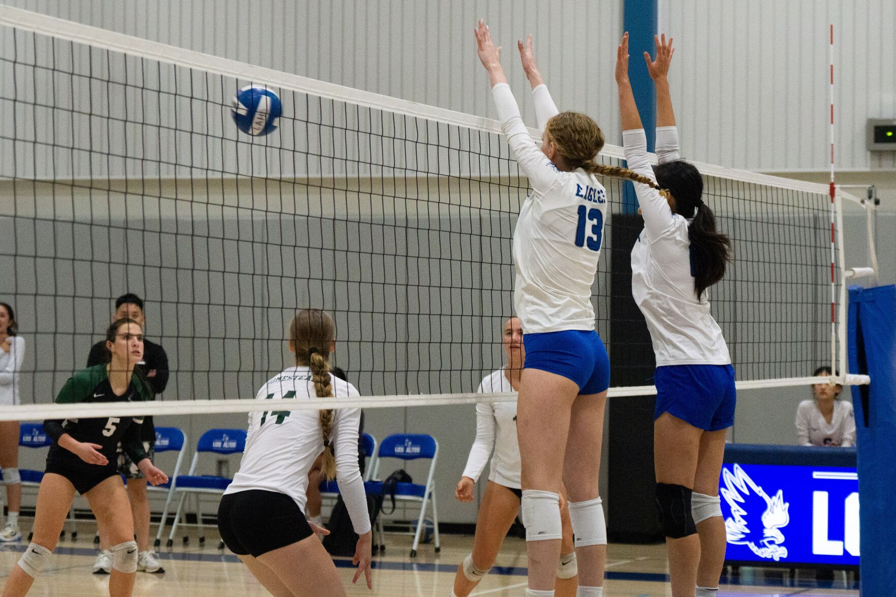 The Los Altos girls volleyball team couldn't stop Homestead from sweeping Tuesday's match.
