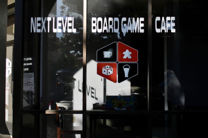 Next Level Board Game Cafe is pictured prior to its 2023 opening.