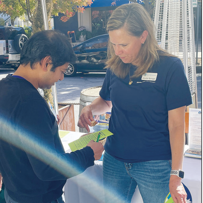 The inaugural community volunteer fair took place last year.