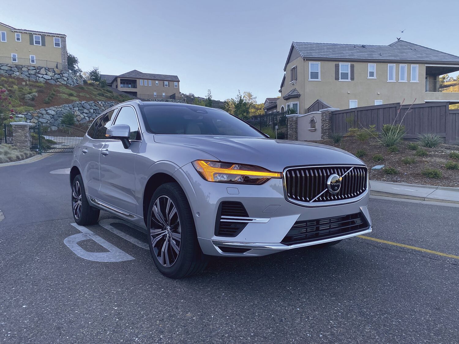 The Volvo XC60 Recharge T8 Inscription features an eight-speed automatic transmission and electronic all-wheel drive.