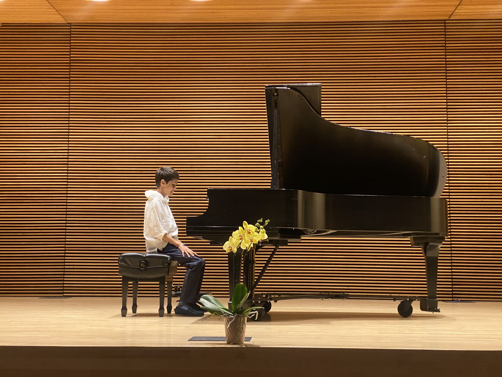 Pianist Eren Uzun, 10, is set to perform Saturday.